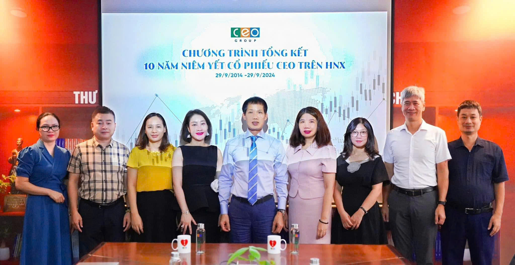 Chương trình kỷ niệm 10 năm cổ phiếu CEO niêm yết trên HNX