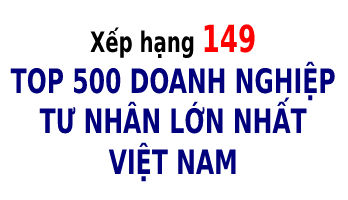 Xếp hạng 149 trong Top 500 Doanh nghiệp Tư nhân lớn nhất Việt Nam - Tập đoàn CEO