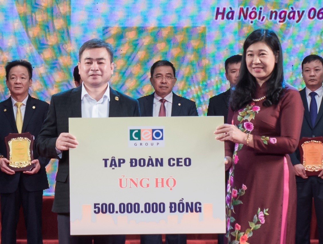 Tập đoàn CEO được biểu dương vì những đóng góp tích cực trong công tác an sinh xã hội