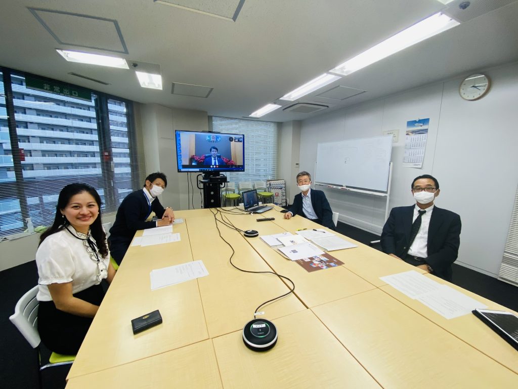 Đại diện Tập đoàn CEO họp trực tuyến với lãnh đạo TP Kobe về việc ký kết hợp tác