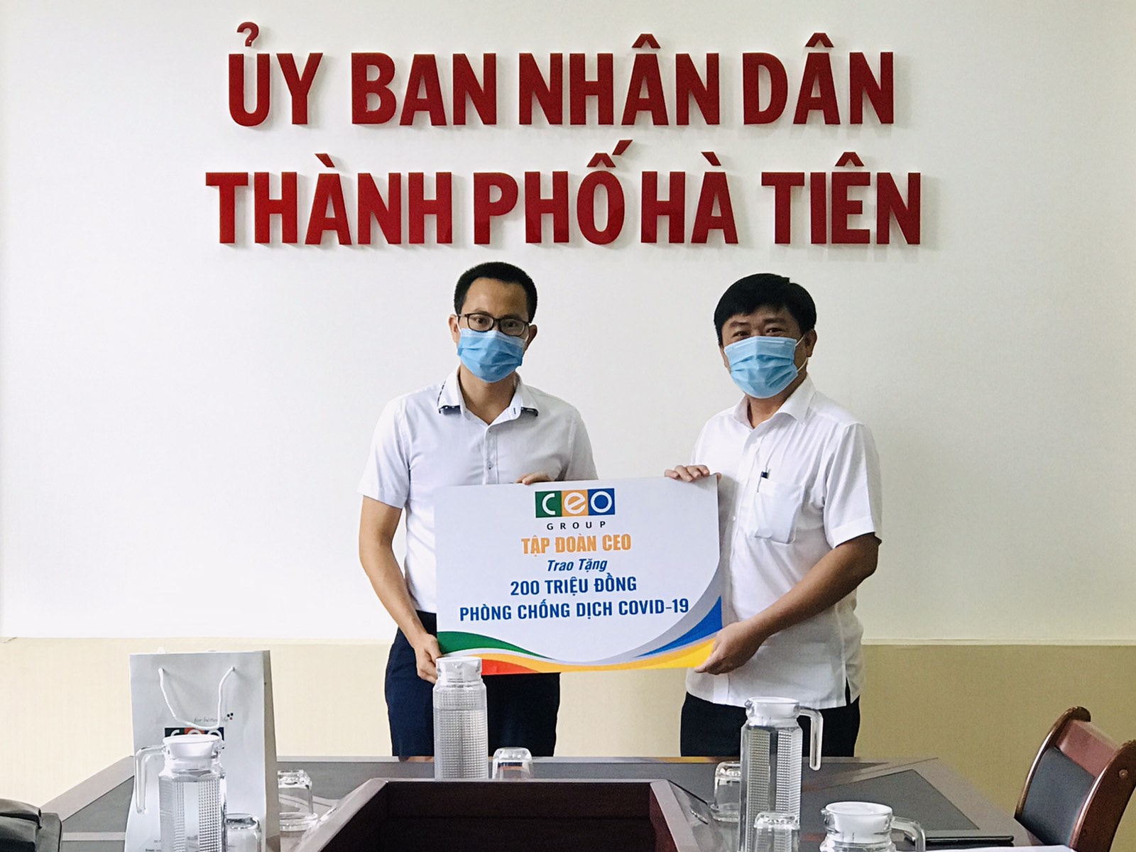 Tập đoàn CEO chung tay cùng TP Hà Tiên, Kiên Giang phòng, chống dịch Covid-19