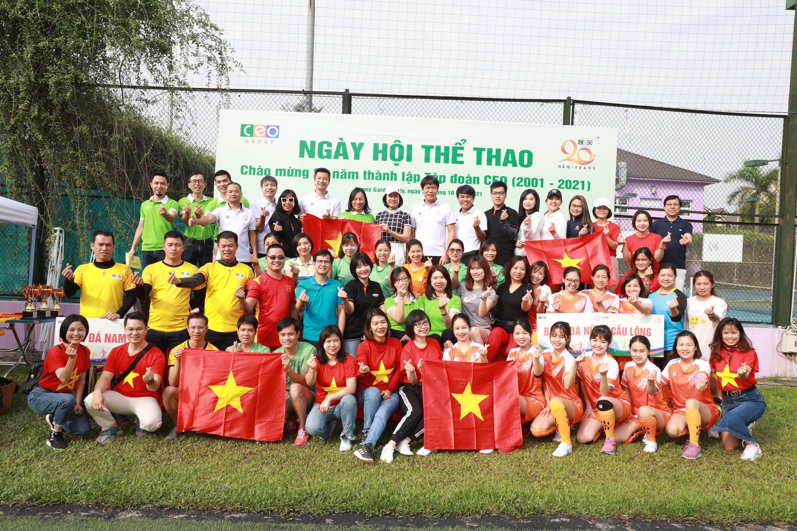 Ngày hội thể thao chào mừng 20 năm thành lập Tập đoàn CEO