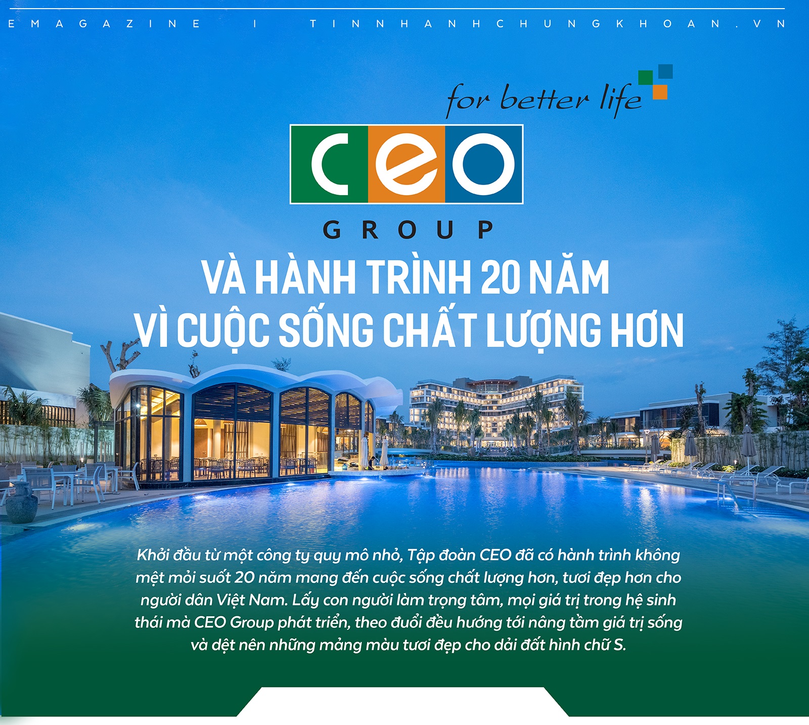 CEO Group và hành trình 20 năm vì cuộc sống chất lượng hơn