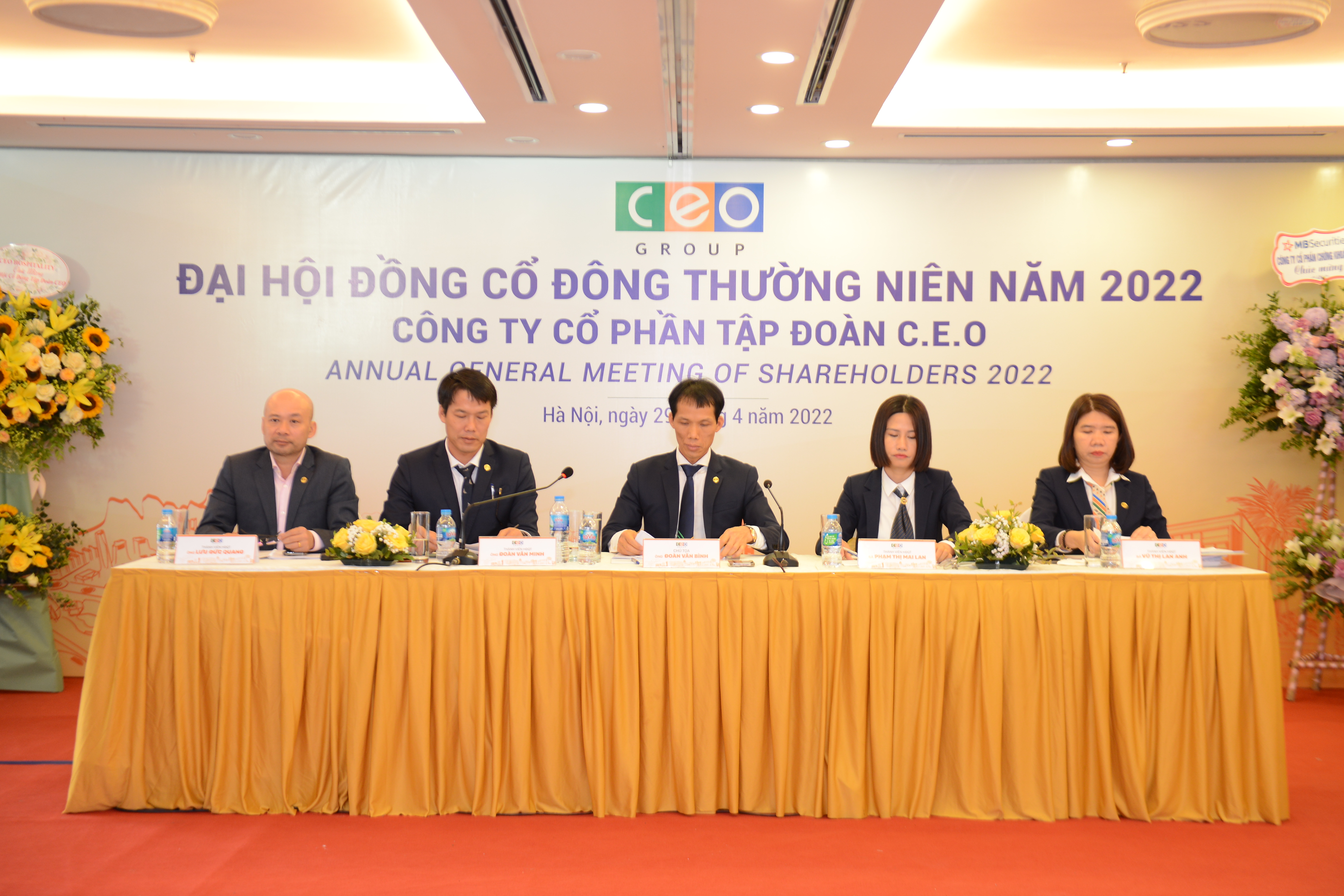 CEO Group tổ chức thành công ĐHĐCĐ thường niên năm 2022