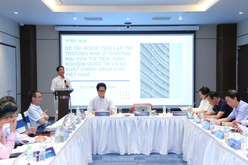 VNREA tổ chức Tọa đàm triển khai Đề tài nghiên cứu khoa học về tạo lập thị trường nhà ở thương mại vừa túi tiền