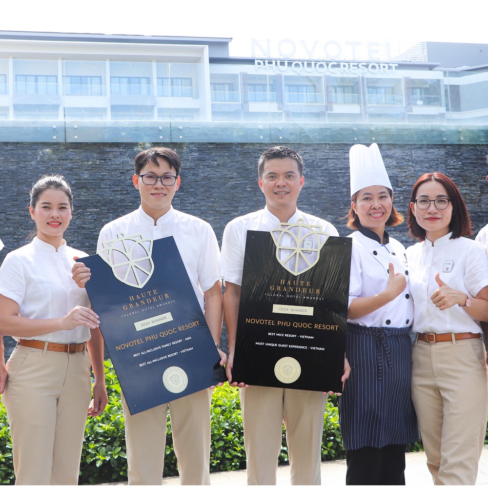 Novotel Phu Quoc giành 4 giải thưởng danh giá Haute Grandeur Global Awards 2024