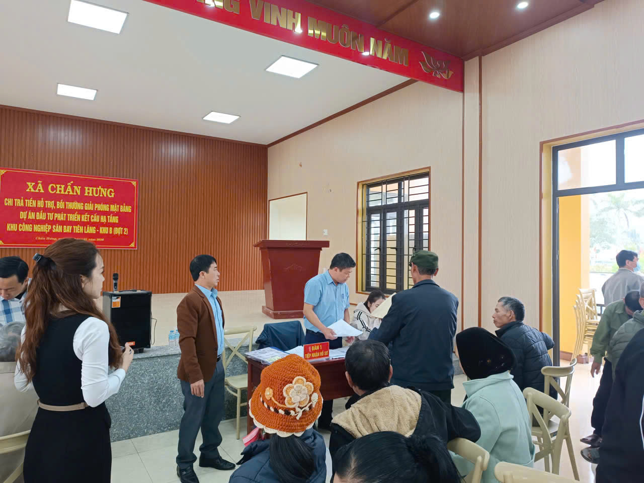 NGƯỜI DÂN ĐỒNG THUẬN ỦNG HỘ DỰ ÁN KHU CÔNG NGHIỆP SÂN BAY TIÊN LÃNG – KHU B