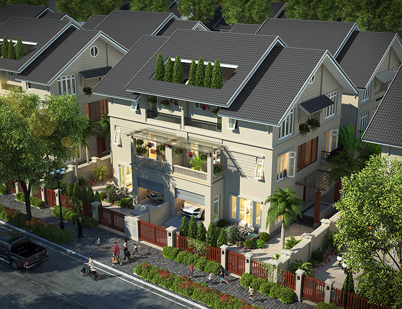 Cập nhật tiến độ dự án Sunny Garden City (Tháng 5/2012)