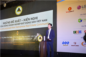 “Enterprises’ Recommendations” by CEO Group’s Chairman Doan Van Binh at the First Annual Vietnam Real Estate Forum