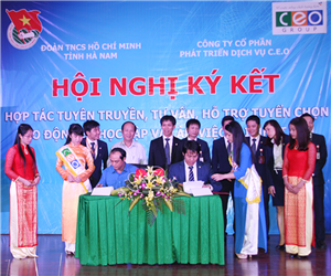 CEO Group và Tỉnh đoàn Hà Nam hợp tác chương trình tuyển chọn thực tập sinh đi Nhật Bản