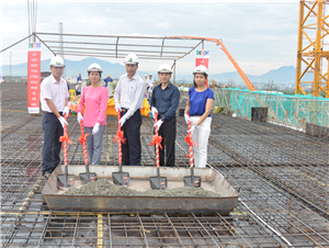 CEO Group cất nóc tòa thứ 2 dự án nhà ở xã hội Bamboo Garden