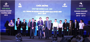 CEO Group – top 30 doanh nghiệp minh bạch nhất HNX