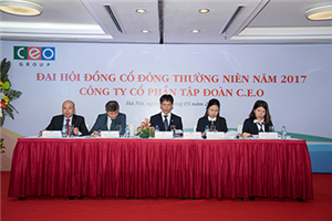 CEO Group tổ chức thành công Đại hội đồng Cổ đông thường niên năm 2017