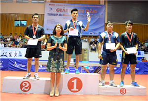 Công ty Cổ phần Đầu tư và Phát triển Phú Quốc đồng hành cùng giải Bóng bàn tranh cúp Báo Hà Nội mới lần thứ IV năm 2015