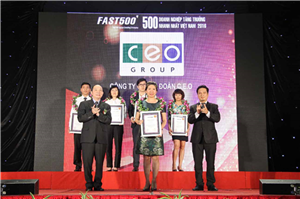 CEO Group được tôn vinh doanh nghiệp tăng trưởng nhanh nhất Việt Nam