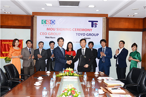 Lễ ký kết biên bản ghi nhớ hợp tác giữa CEO Group và Toyo Group (Nhật Bản)