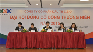 Công ty Cổ phần Đầu tư C.E.O tổ chức Đại hội Đồng Cổ đông thường niên 2015
