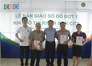 CEO Group trao giấy chứng nhận quyền sử dụng đất đợt 1 phân kỳ 1 KĐT River Silk City