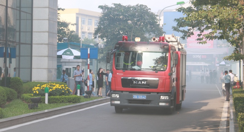 CEO Group tổ chức diễn tập chữa cháy và thoát nạn tại Tháp CEO