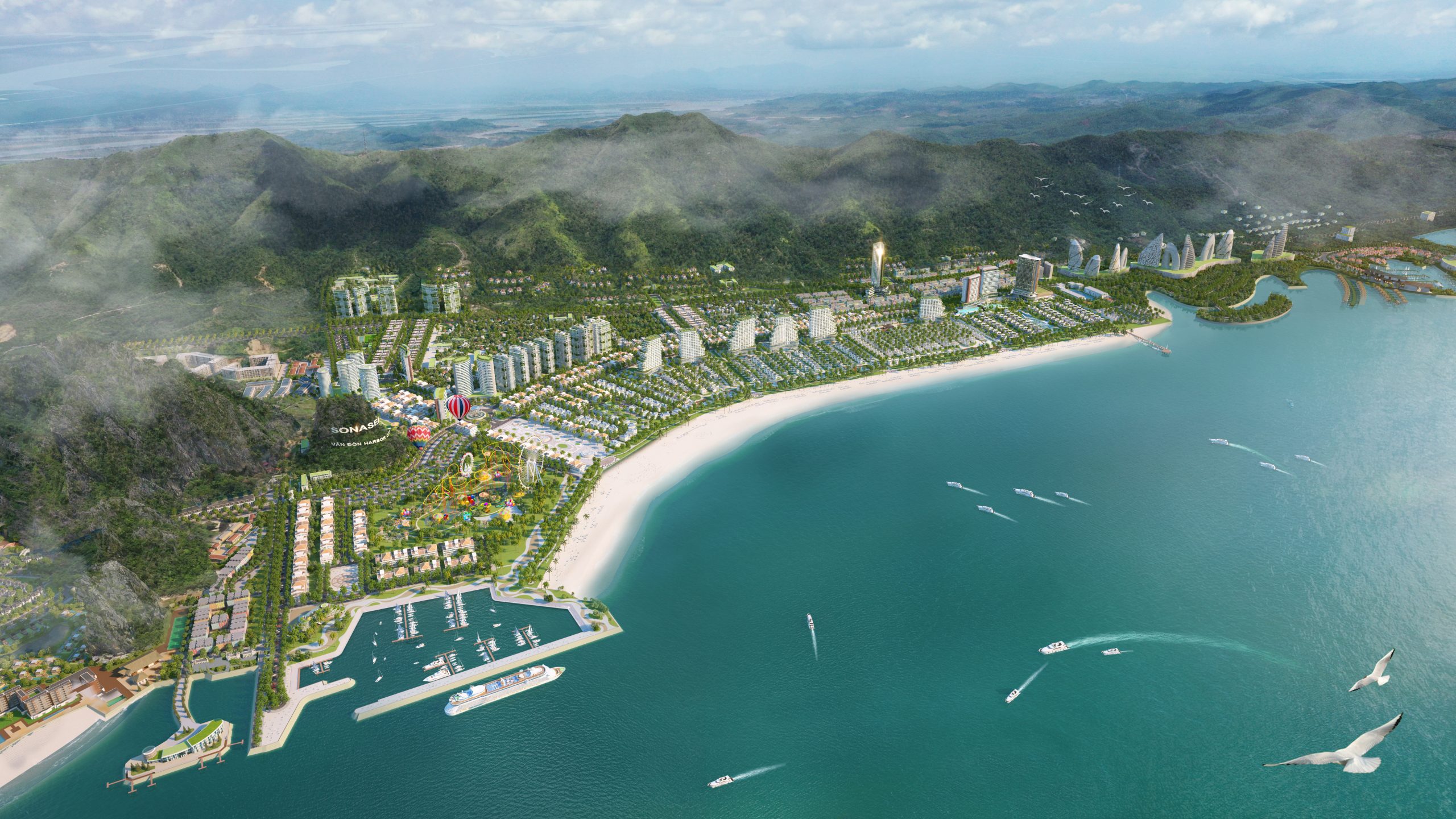 Sonasea Van Don Harbor City Tổng Thể Ngày 2