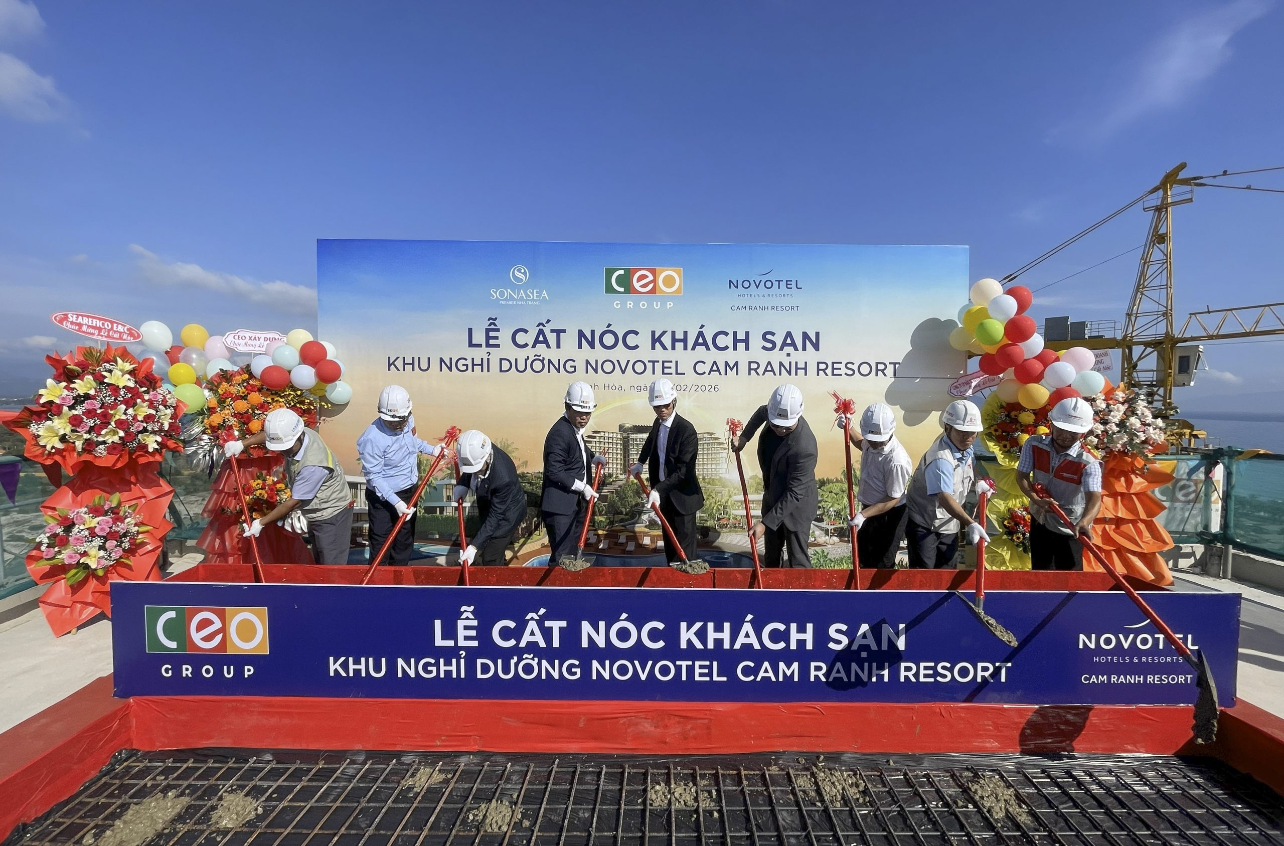CEO Group cất nóc Novotel Cam Ranh Resort