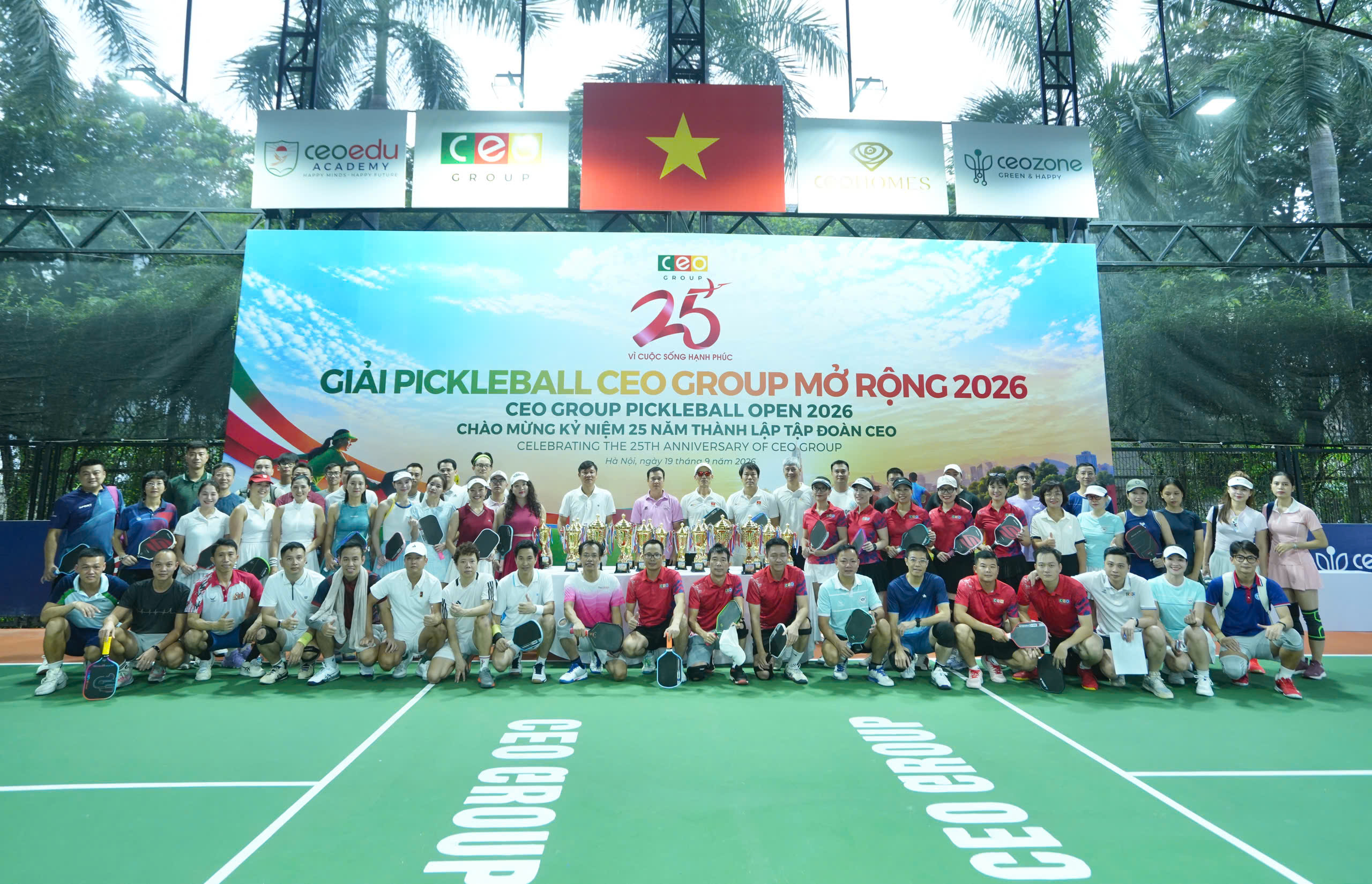 SÔI ĐỘNG GIẢI PICKLEBALL CEO GROUP MỞ RỘNG 2026