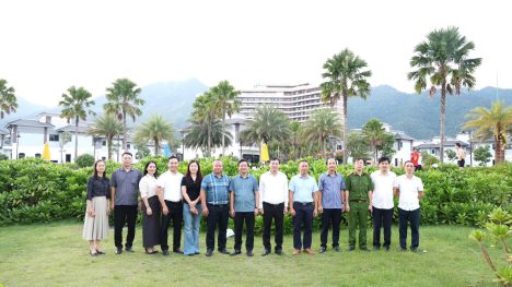 Đón tiếp Đoàn khảo sát liên ngành Trung ương tại Sonasea Vân Đồn Harbor City