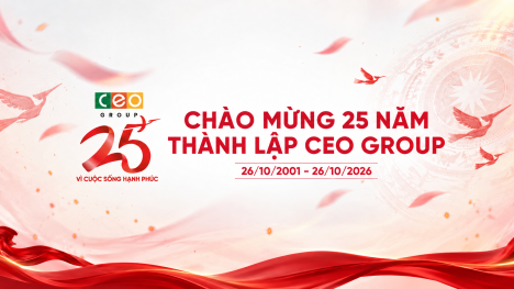 Ý NGHĨA LOGO KỶ NIỆM 25 NĂM CEO GROUP – DẤU ẤN HÀNH TRÌNH VÌ CUỘC SỐNG HẠNH PHÚC