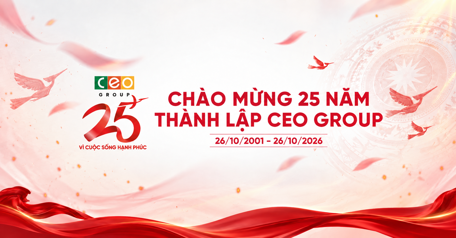 Ý NGHĨA LOGO KỶ NIỆM 25 NĂM CEO GROUP – DẤU ẤN HÀNH TRÌNH VÌ CUỘC SỐNG HẠNH PHÚC