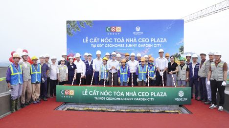 TẬP ĐOÀN CEO CẤT NÓC CEO PLAZA TẠI SUNNY GARDEN CITY