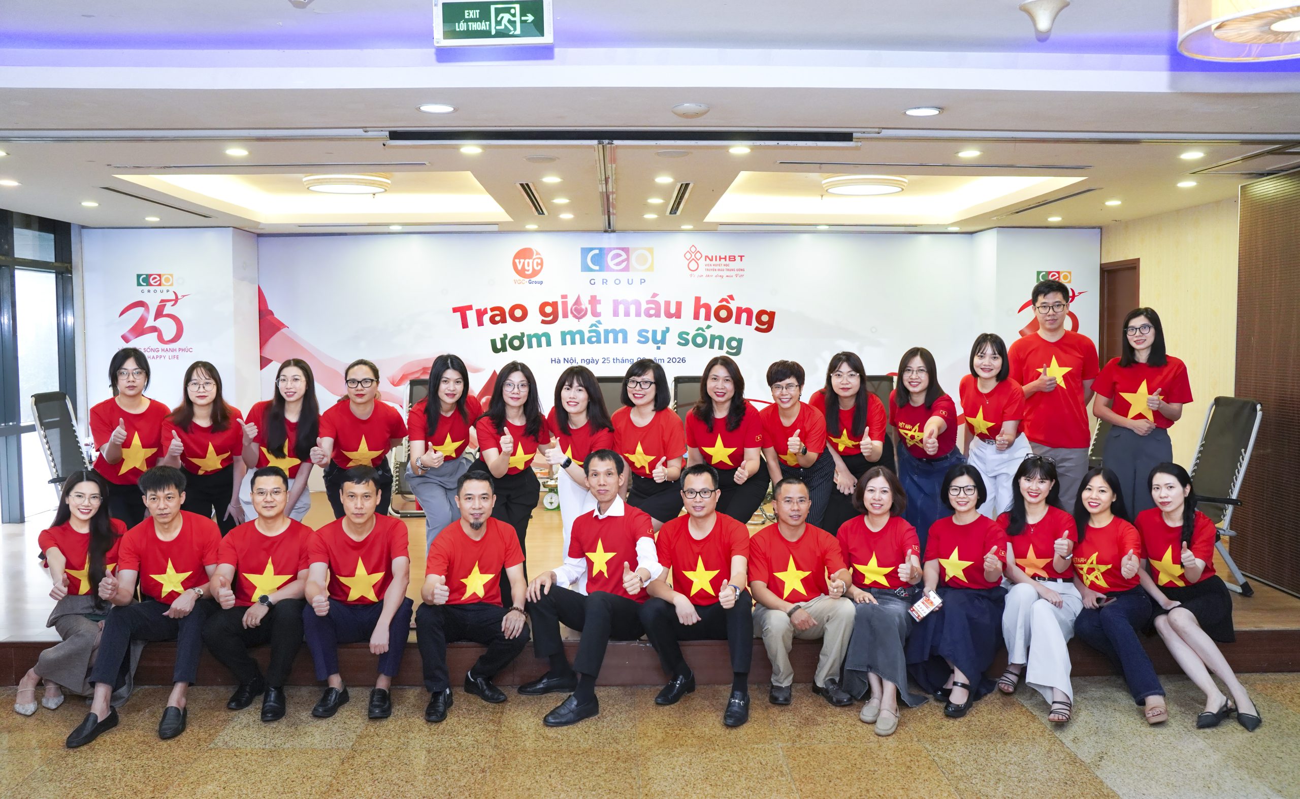 CEO Group tổ chức ngày hội hiến máu nhân đạo “trao giọt máu hồng, ươm mầm sự sống”